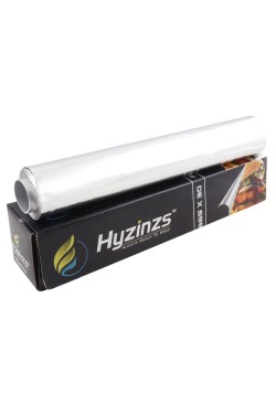 Hyzinzs Aluminium Foil 1 KG Net, 18 microns |Food Packing, Wrapping , Storing , Serving and Cooking (Baking , Grilling , Roasting, Freezing)