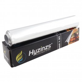 Hyzinzs Aluminium Foil 1 KG Net, 18 microns |Food Packing, Wrapping , Storing , Serving and Cooking (Baking , Grilling , Roasting, Freezing)